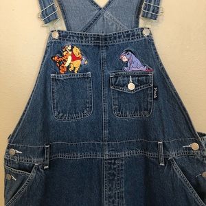 Vintage Disney Overall Shorts